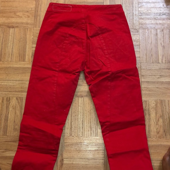 Rag & Bone Red High-Rise Skinny Jeans - Picture 4 of 4